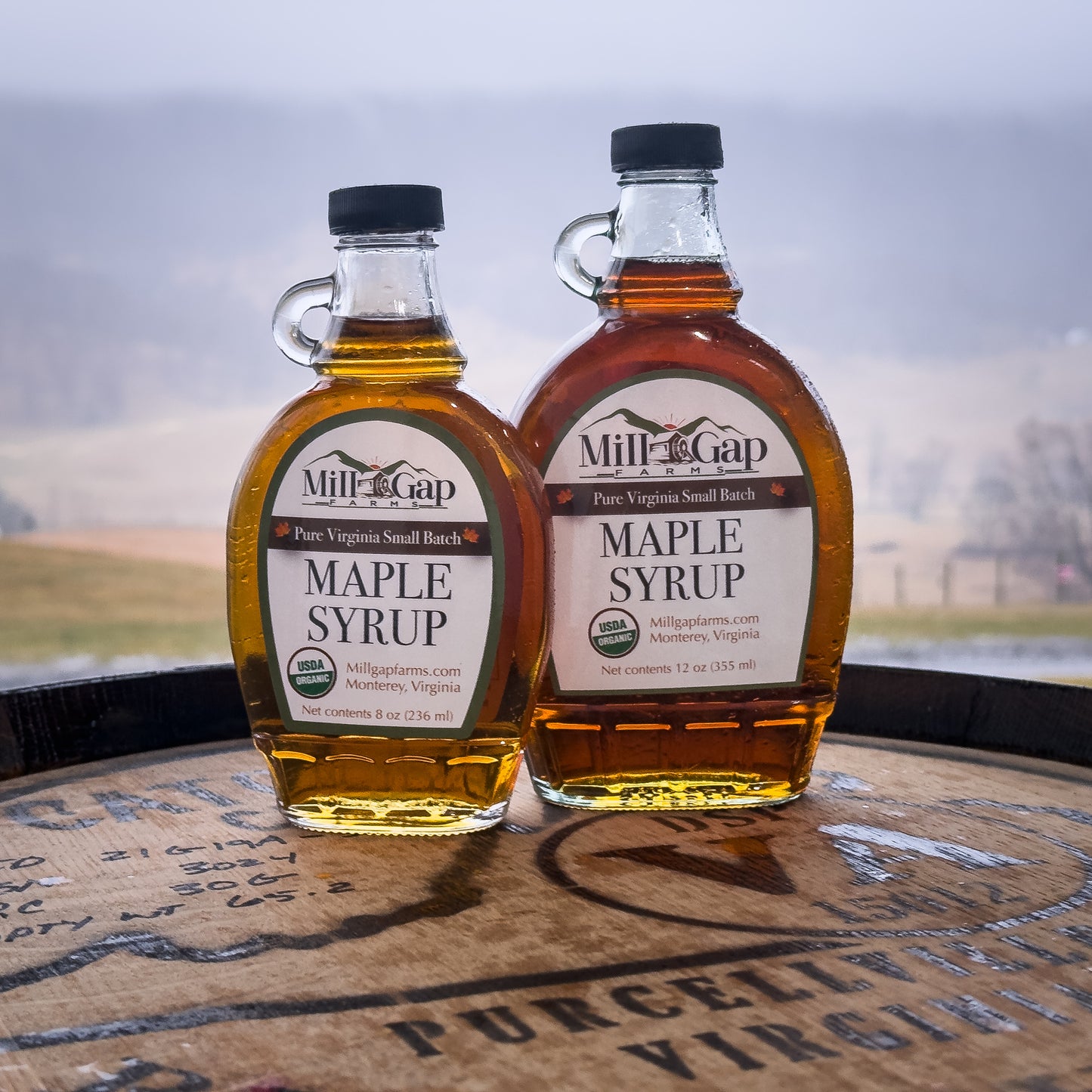 8 oz Maple Flask - Organic Maple Syrup