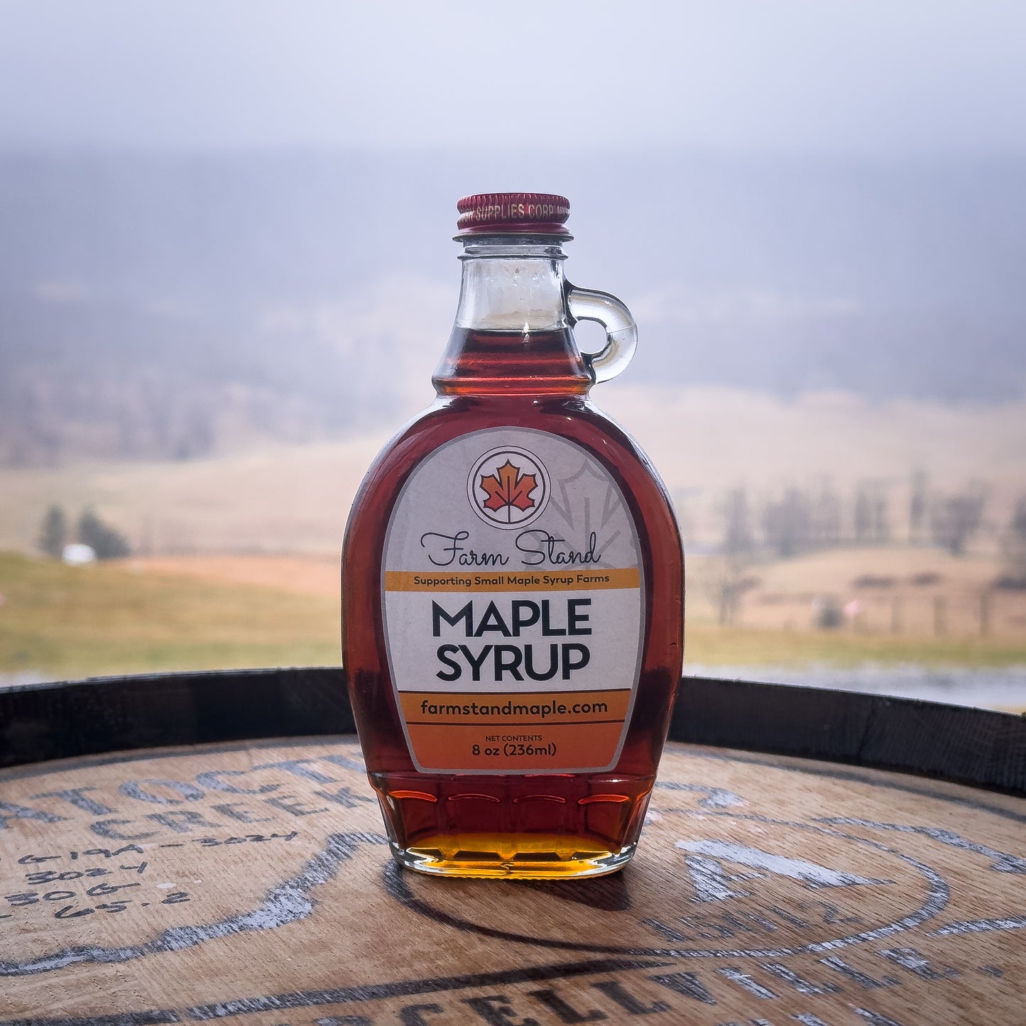8 oz Farmstand Maple Flask