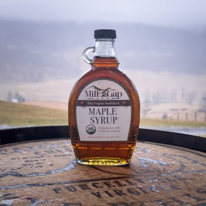12 oz Maple Flask - Organic Maple Syrup
