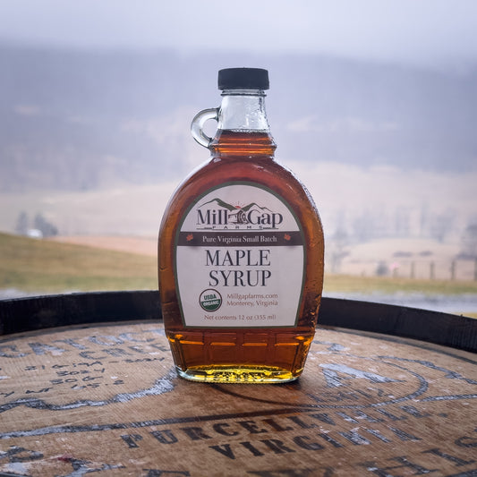 12 oz Maple Flask - Organic Maple Syrup