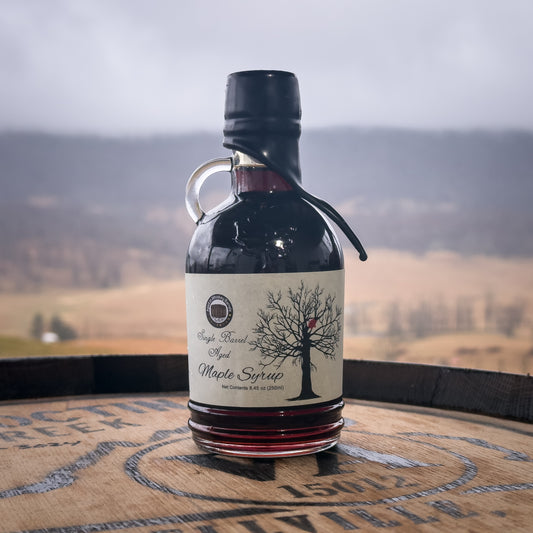 Barrel Aged Rye Maple Syrup