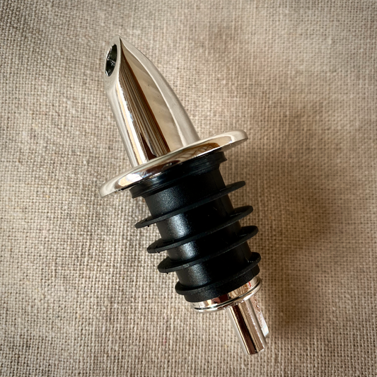 Free Flow Pour Spout - Black Chrome or Clear (opaque)